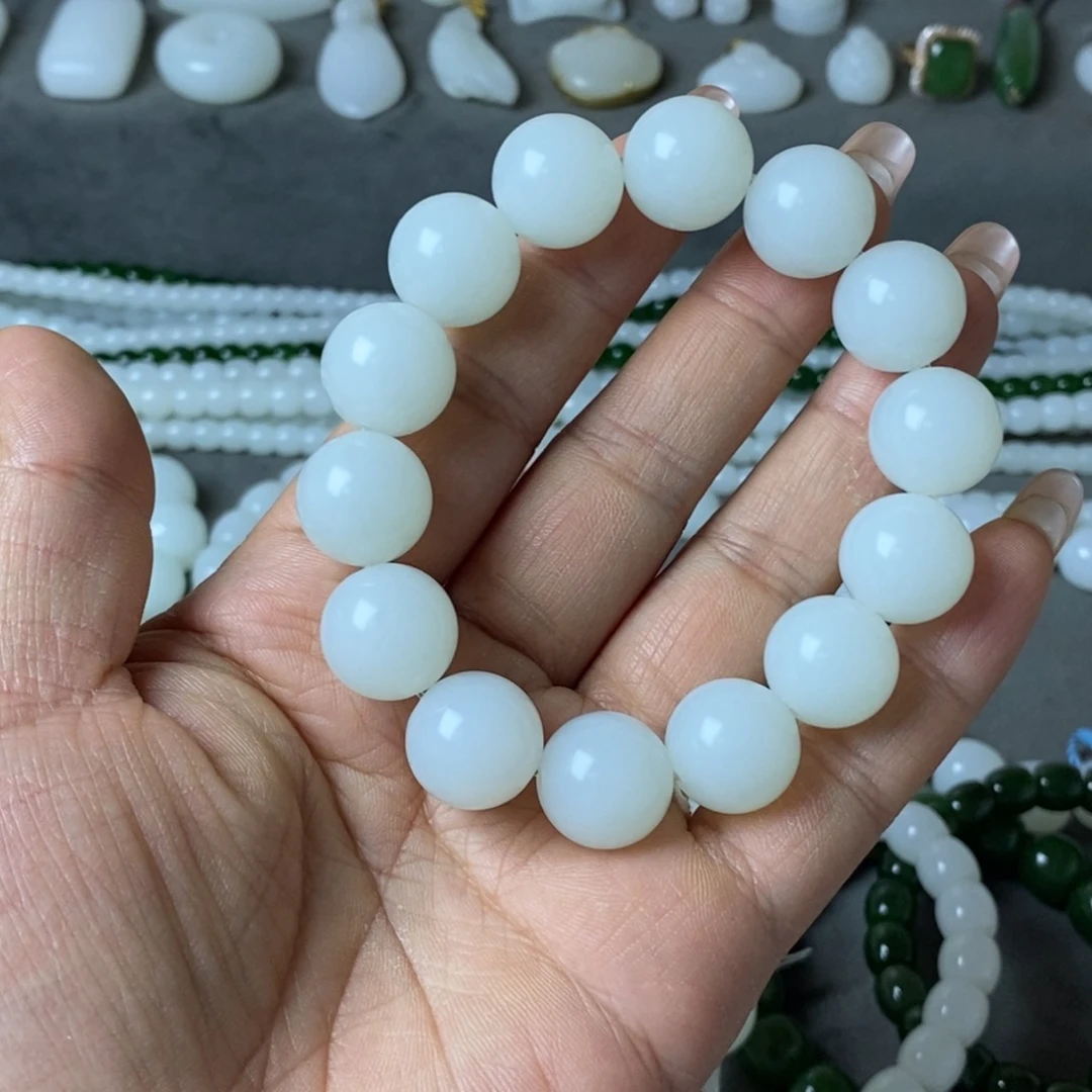 和田玉手链未镶嵌隴*