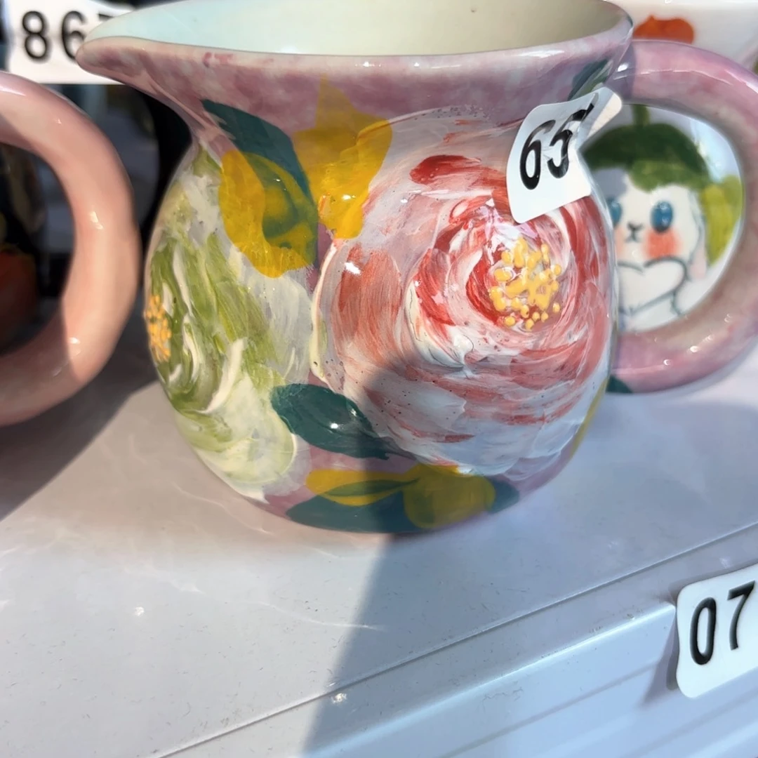 景德镇手绘高温釉下彩陶瓷茶具