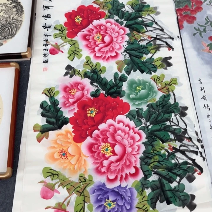 国画作品原文白鹿归树