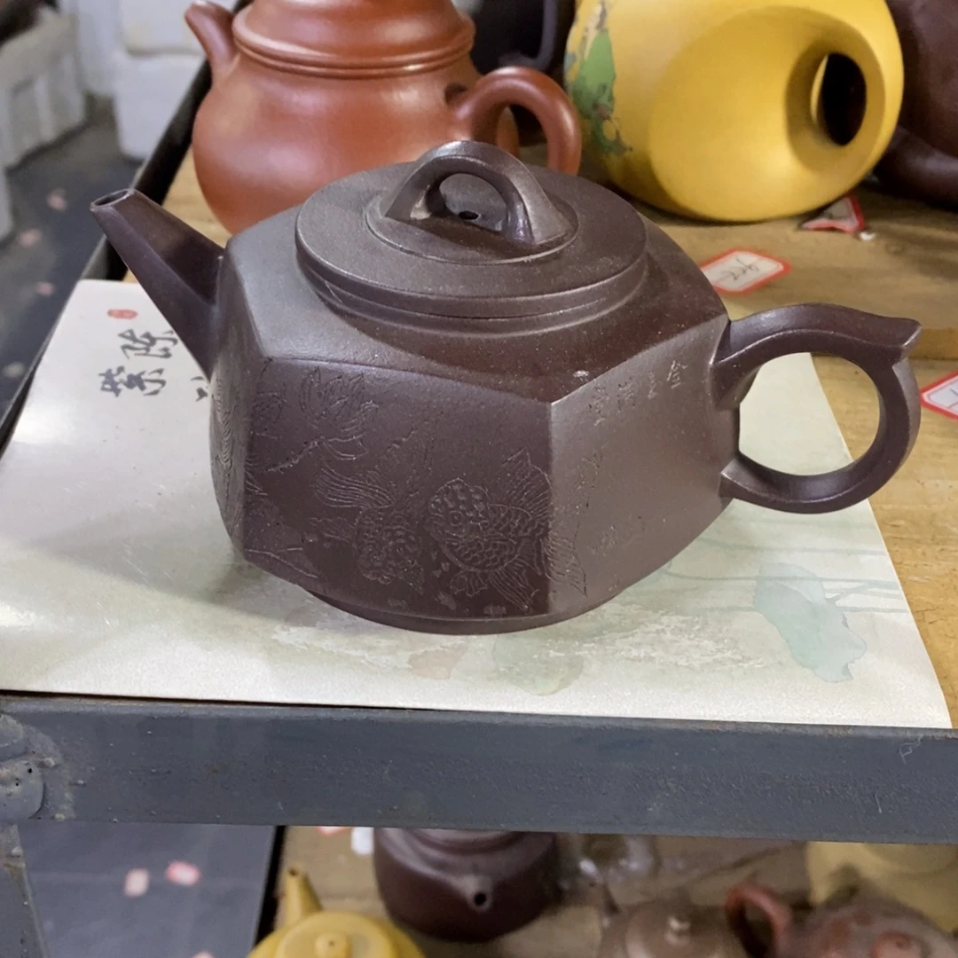 紫砂茶壶原矿手工132