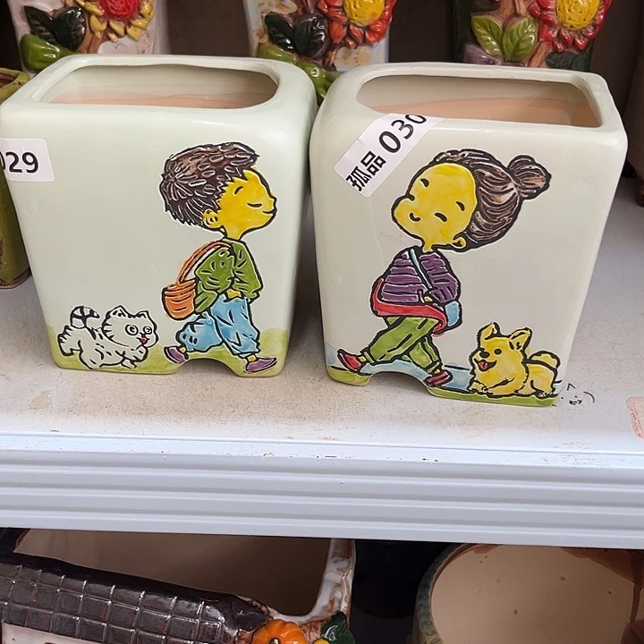 紫砂花盆粗陶材质多肉花盆