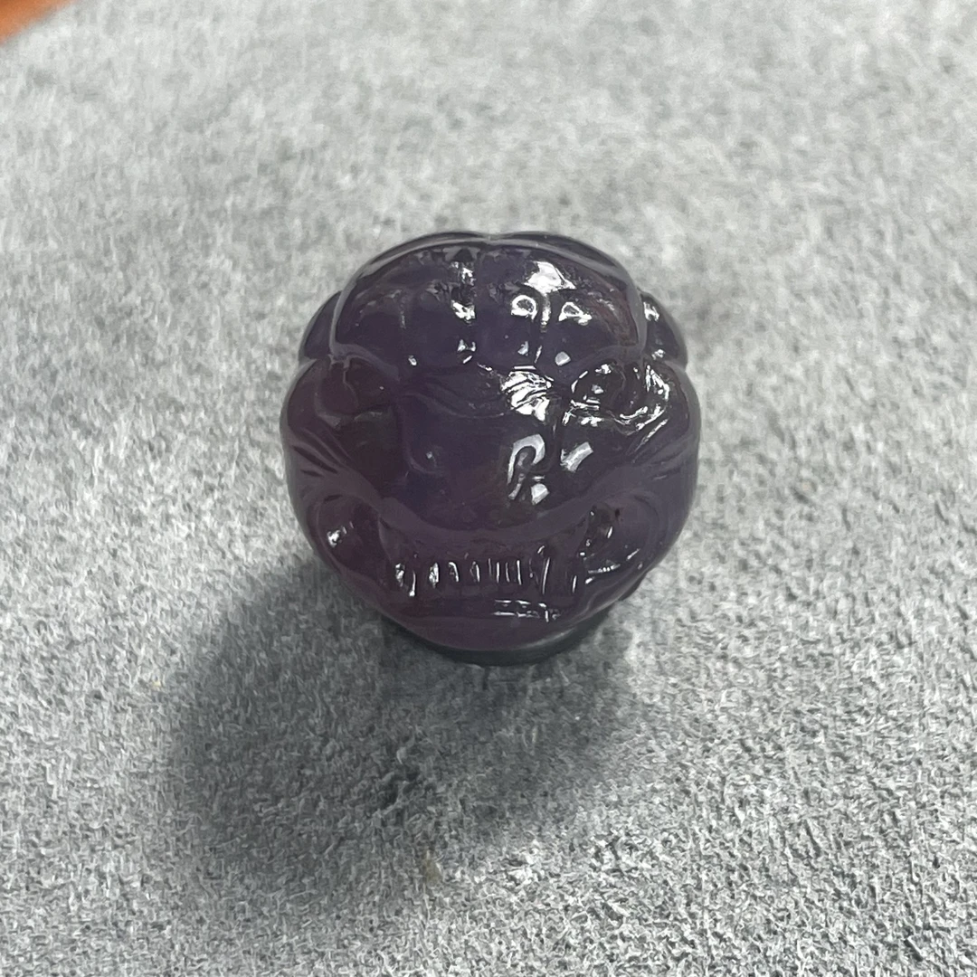 保山原矿蒲漂紫罗兰虎珠16+mm