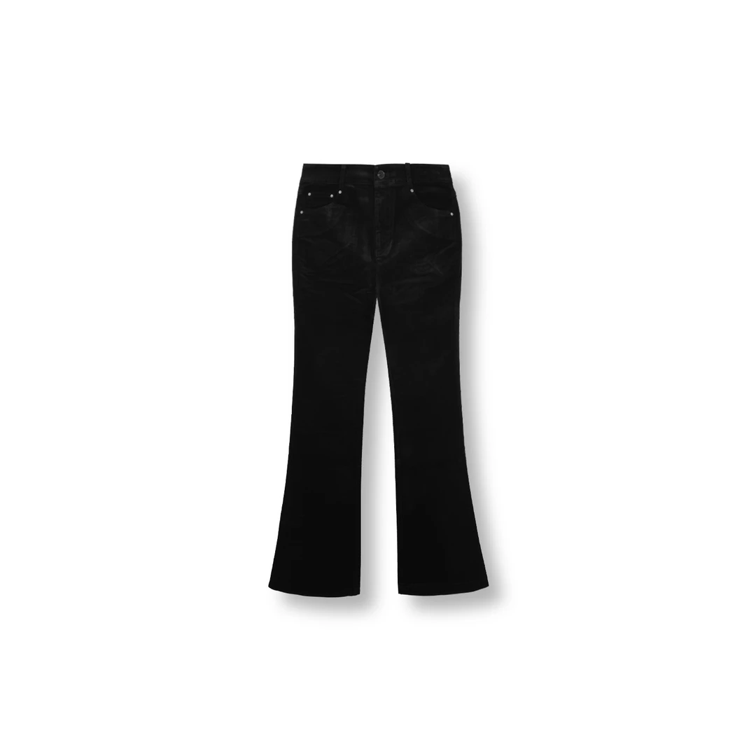 25ss秋冬新款气质显瘦灯芯绒微喇裤阔腿裤百搭（TQ88811-1149）