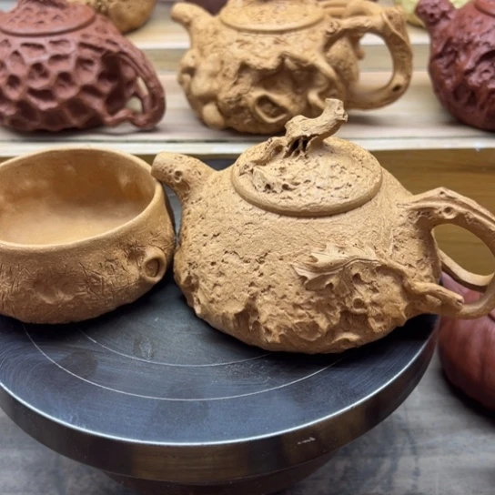 茶壶紫砂全手工制作