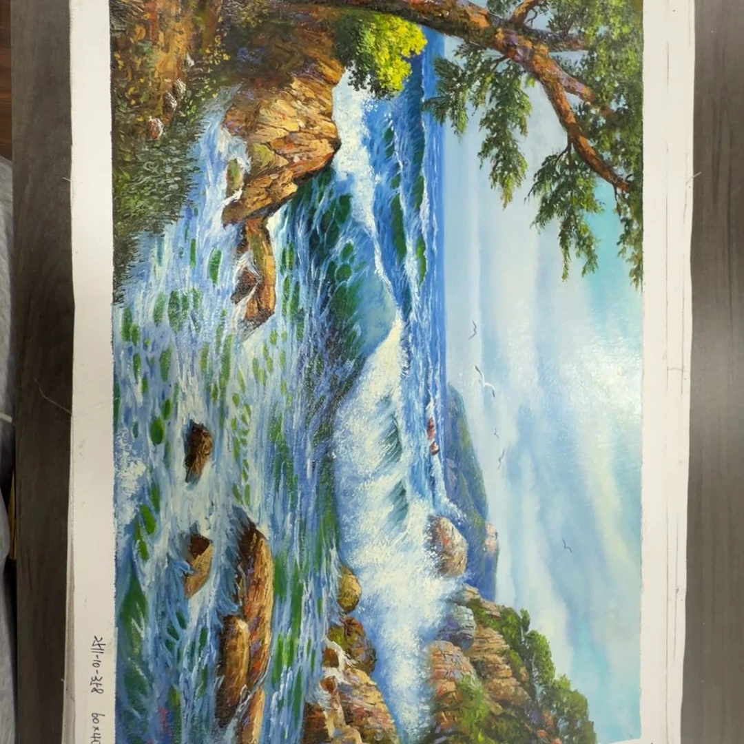 油画加油加油努力加油努力