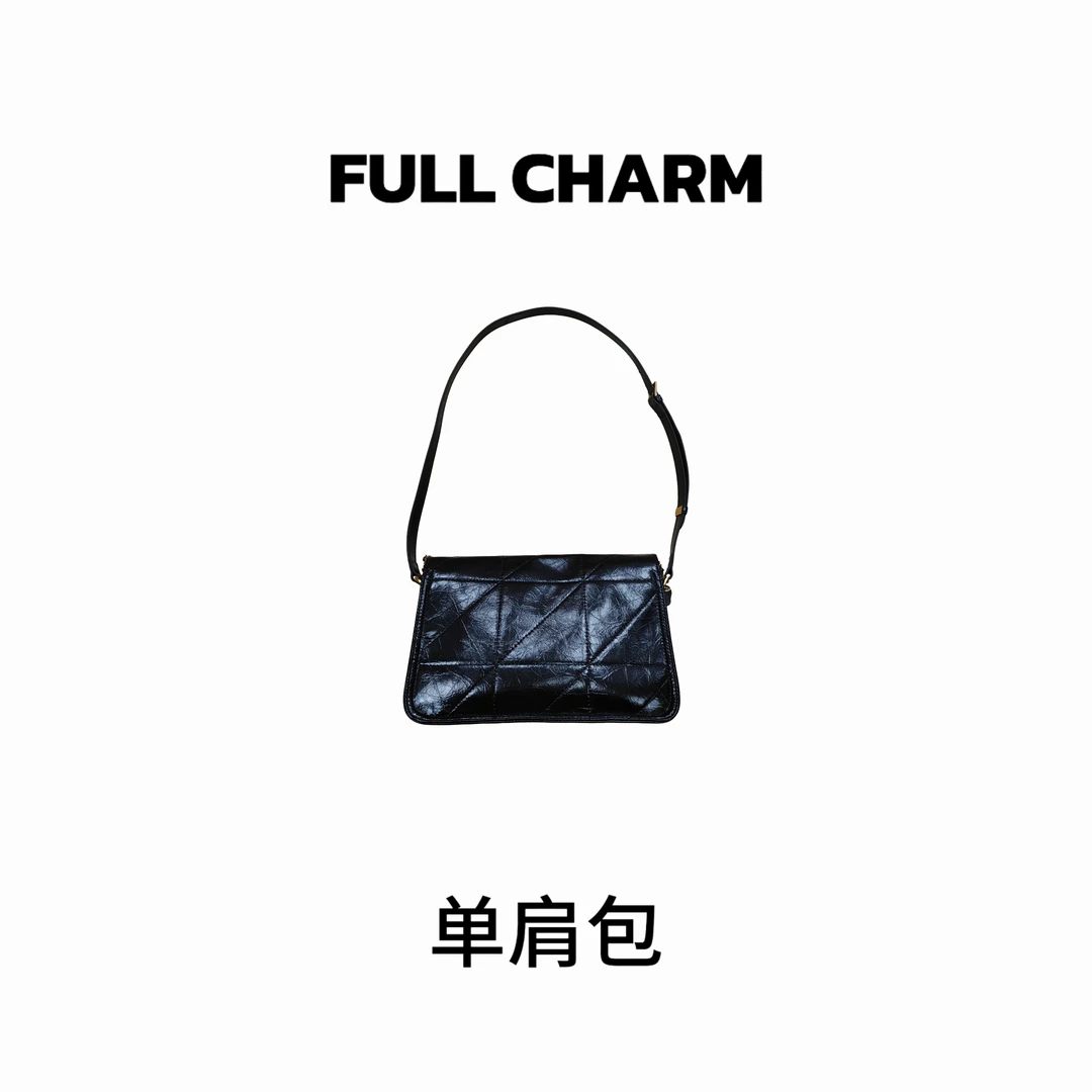 【E869】FULL CHARM-单肩包-百搭手提单肩斜挎包大容量通勤女包