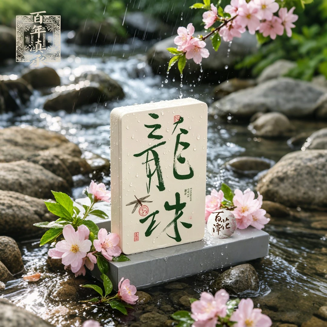 2020年百花潭普洱生茶龙珠28颗(拆封试喝1颗)