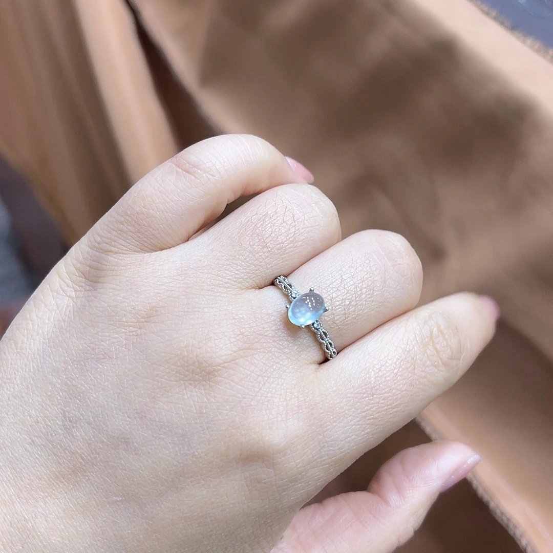 戒指银S925镶嵌紫晶