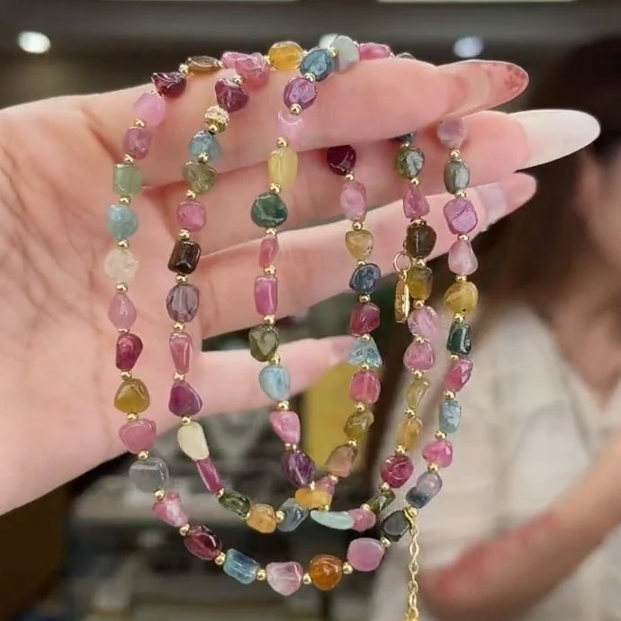 05450517/未镶嵌碧玺项链多样性发货