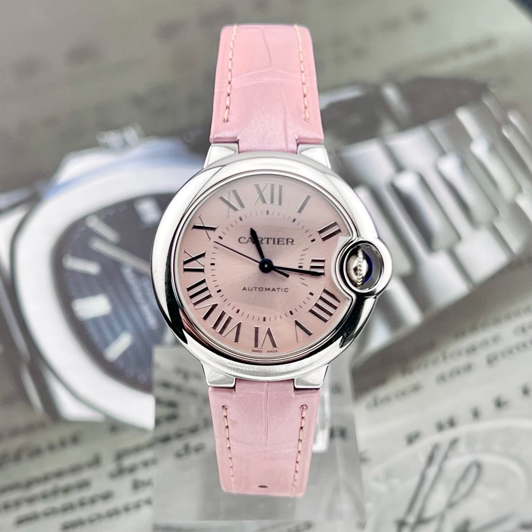 99新 Cartier/卡地亚  24年全套 33mm WSBB0069 蓝气球 精钢 自动