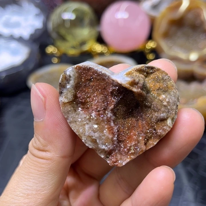未镶嵌发饰水晶红软爱心