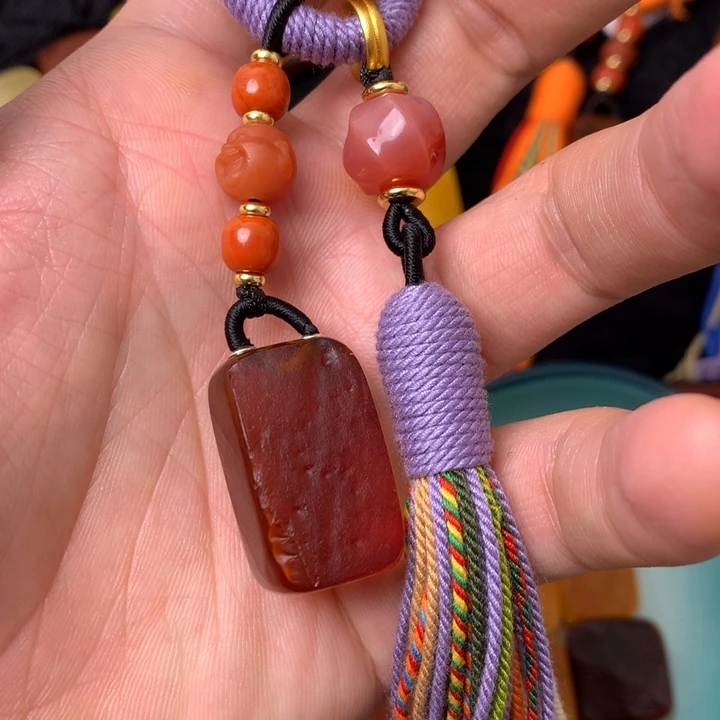 原皮留皮牌子包包挂件