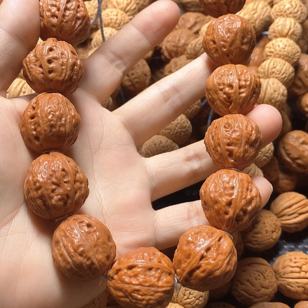 文玩核桃吊坠派*行金蟾背手持