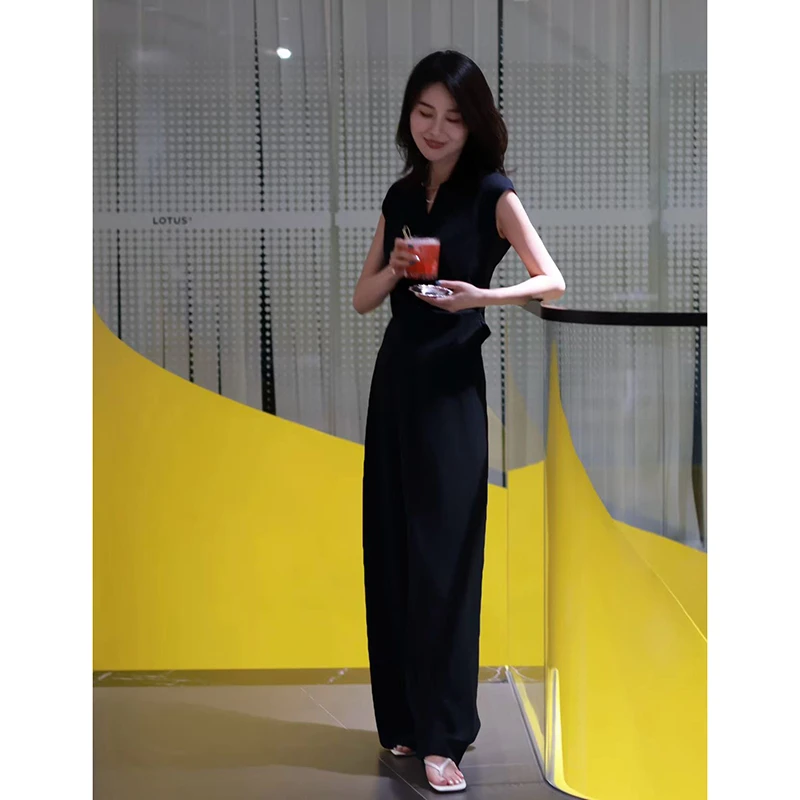 COVERINS 强推！凉感醋酸阔腿裤2025夏季新款 CC35220058