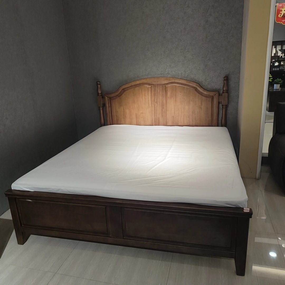 【东明家居】简.美雅居9261美式实木高箱床