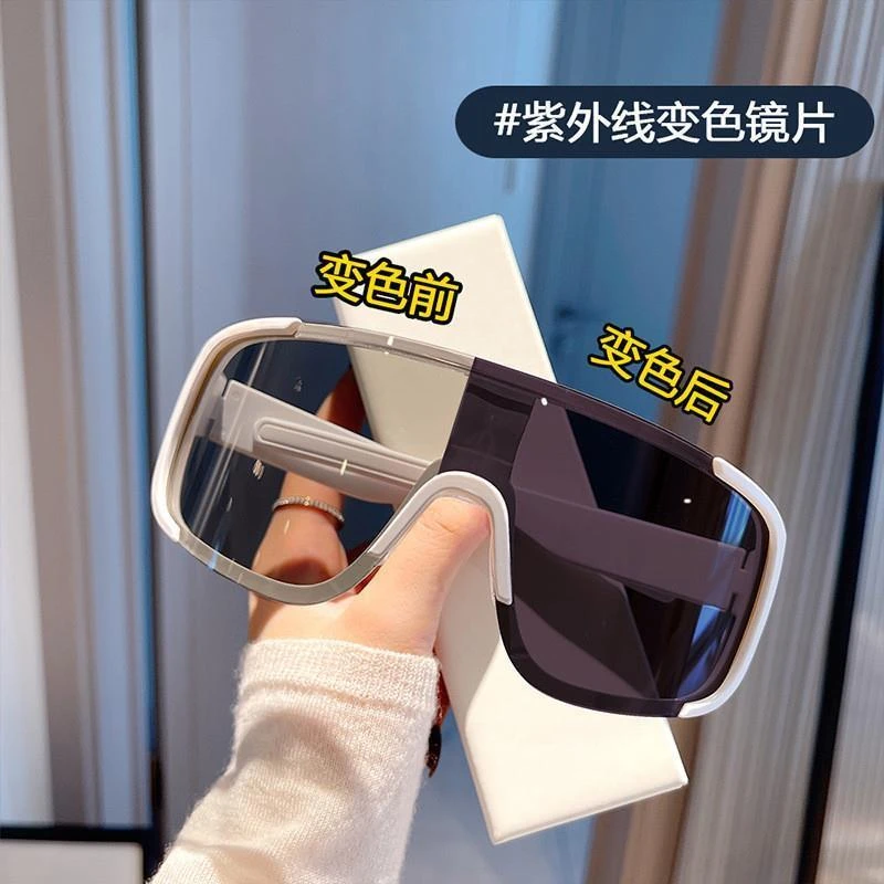 骑行变色眼镜男户外运动太阳镜自行车骑车公路防风沙日夜两用墨镜