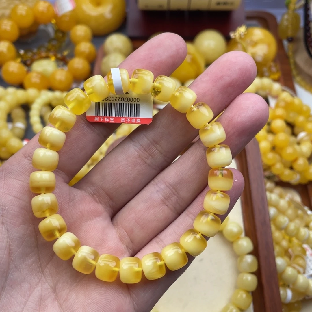 ꧁***꧂手链蜜蜡未镶嵌天然蜜蜡老型手链