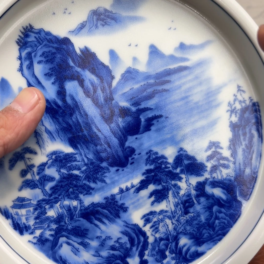 范***～陶摆件微瑕山水壶承景德镇发货