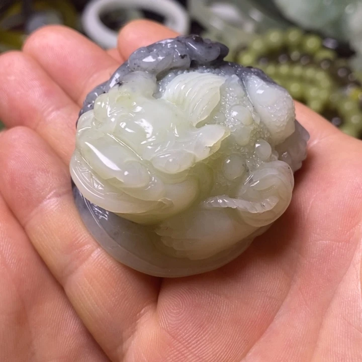 岫玉天然岫玉手把未镶嵌