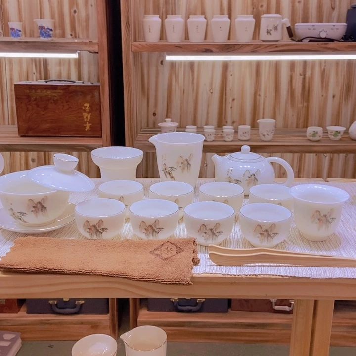 毕业套装茶壶盖碗全家福