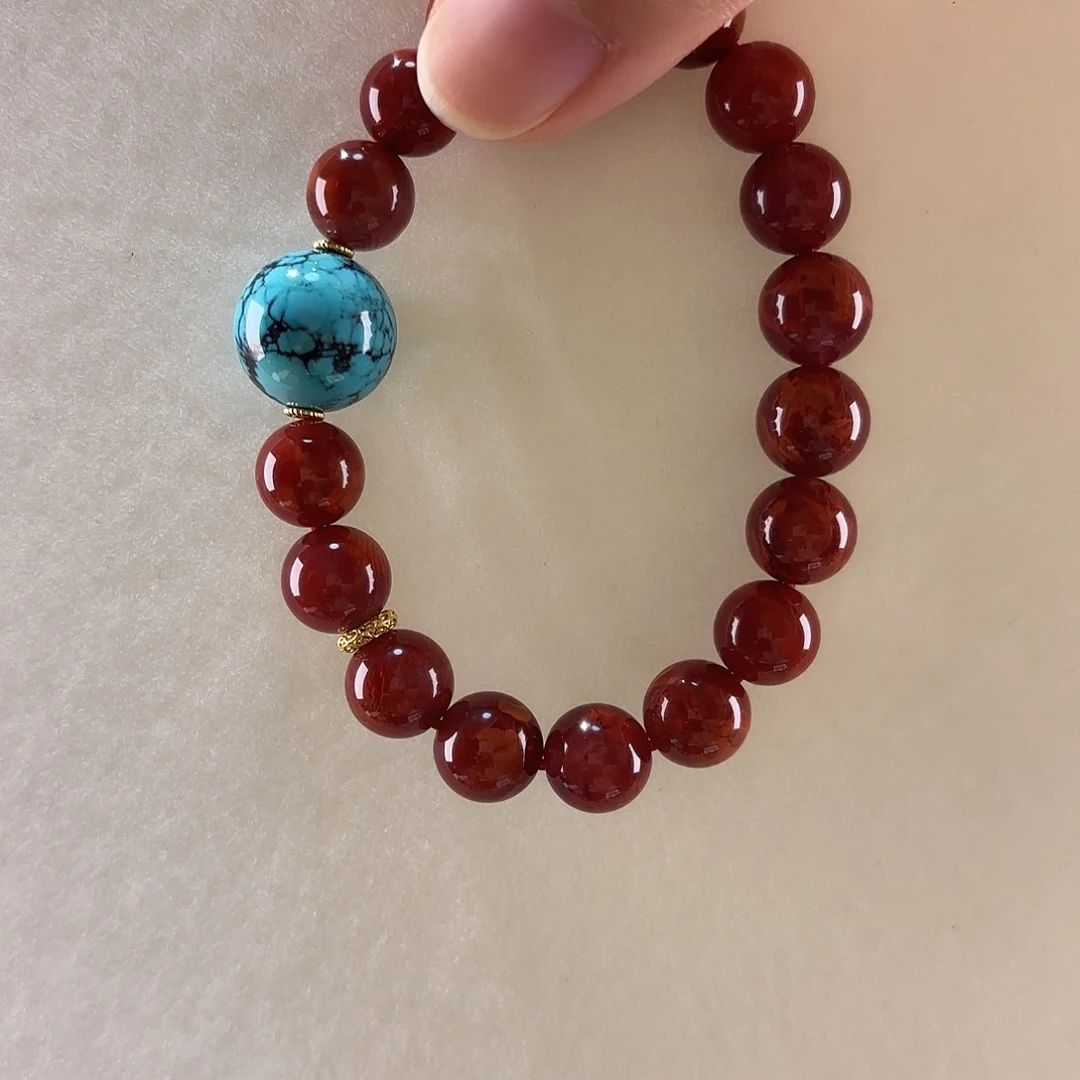 南红玛瑙未镶嵌颈饰