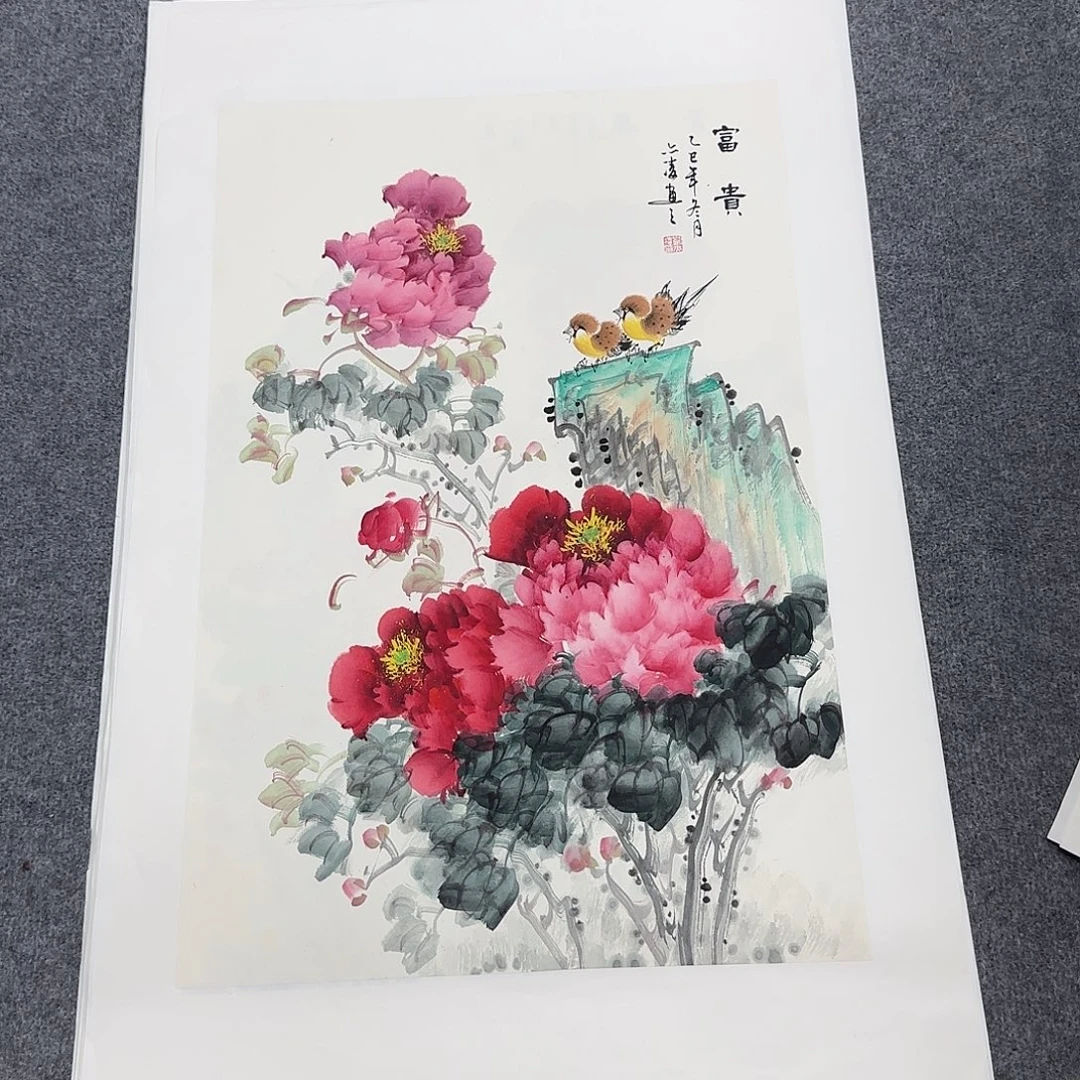 国画68*45纯手绘刘亦凌