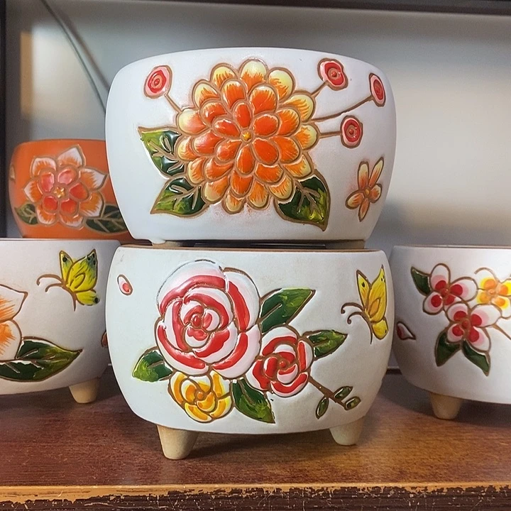 外13内11.5高10左右，纯手工制作，一单包邮