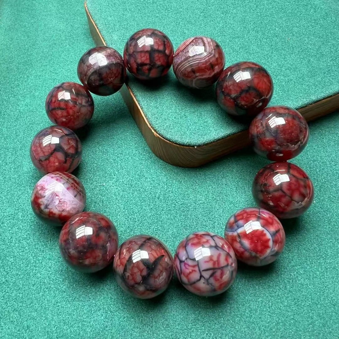 主播推荐手链 A1024雪山石斛大圆珠手串