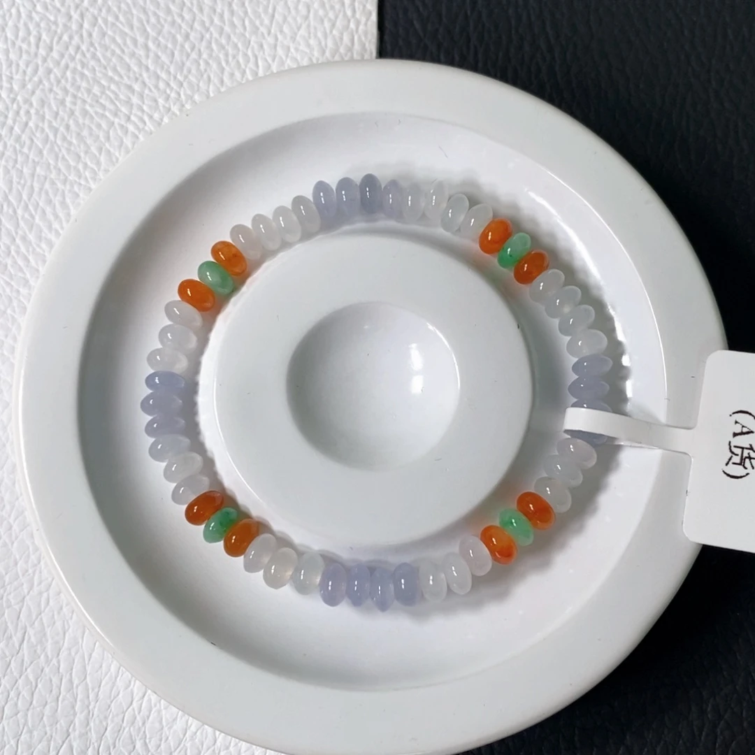 未镶嵌手串翡翠卡 5+