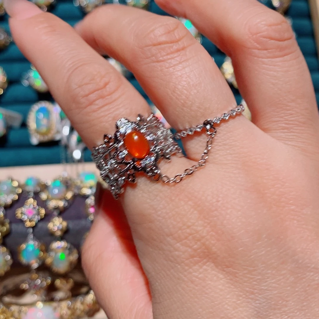 欧泊欧泊戒指合金