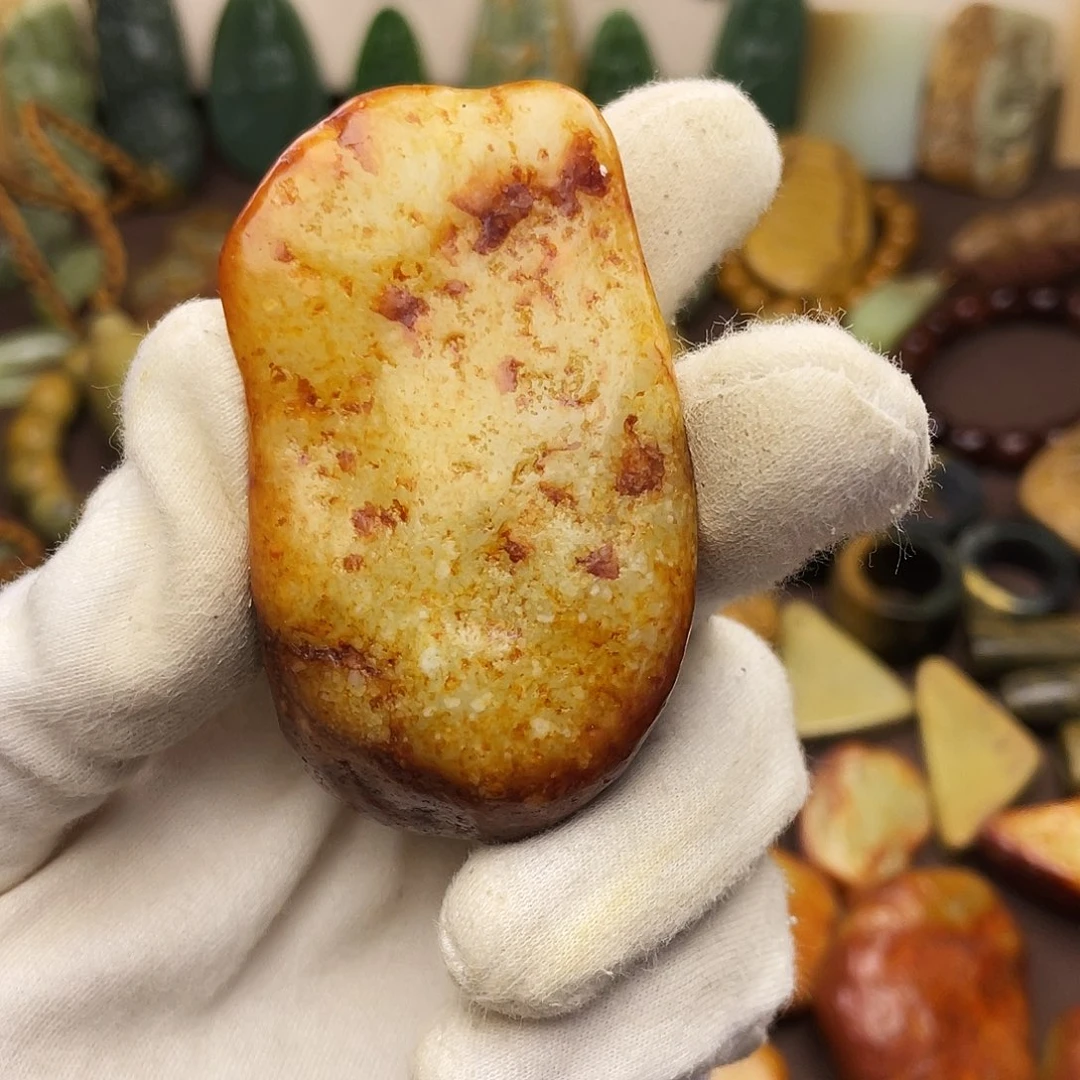 岫岩河磨玉（透闪石质玉）未镶嵌颈饰