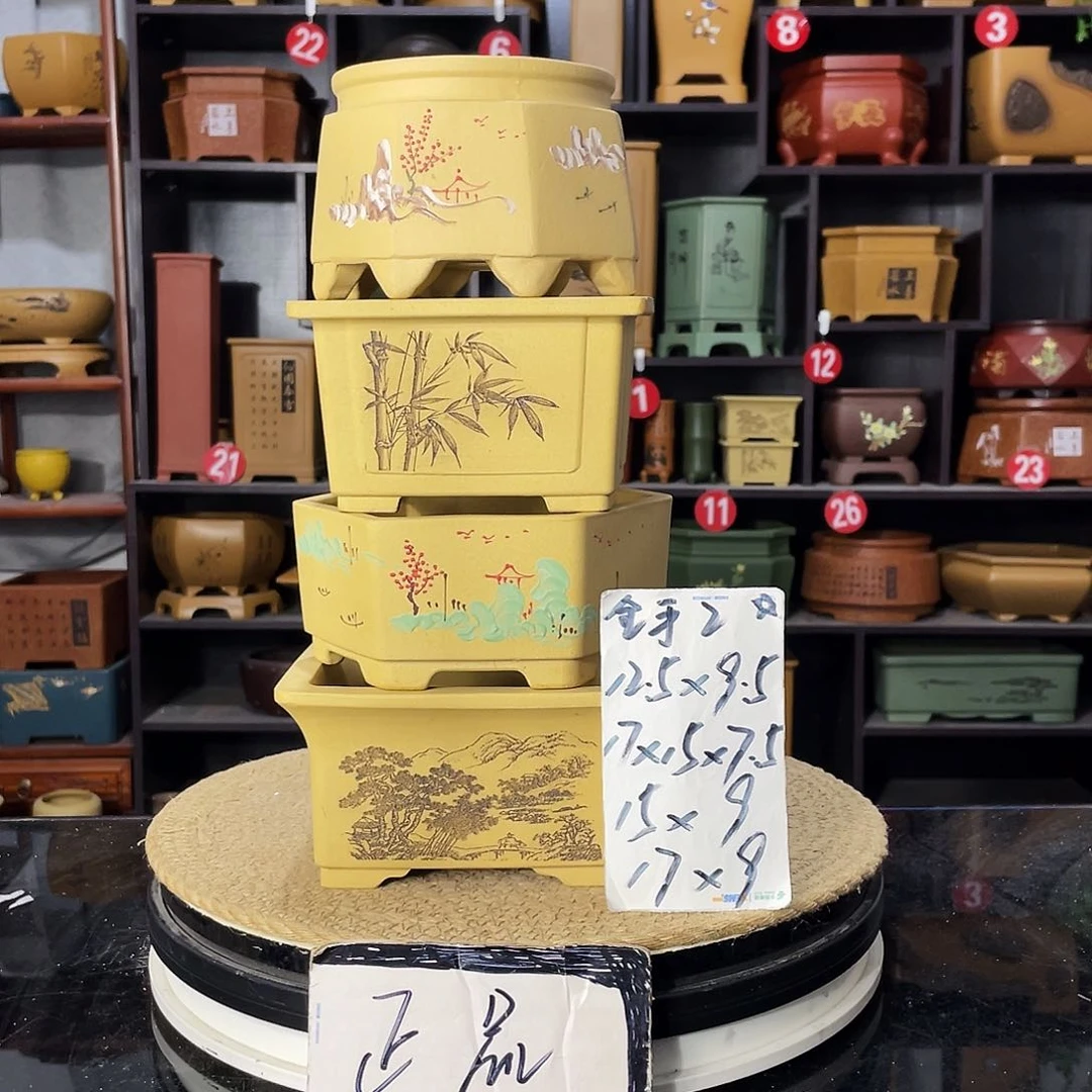 D-盆尚好紫砂花盆