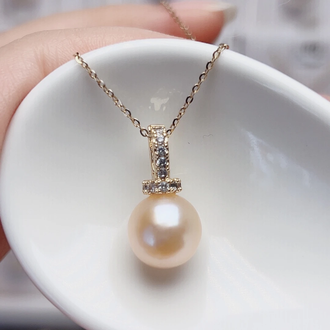 淡水珍珠未镶嵌吊坠(赠链)