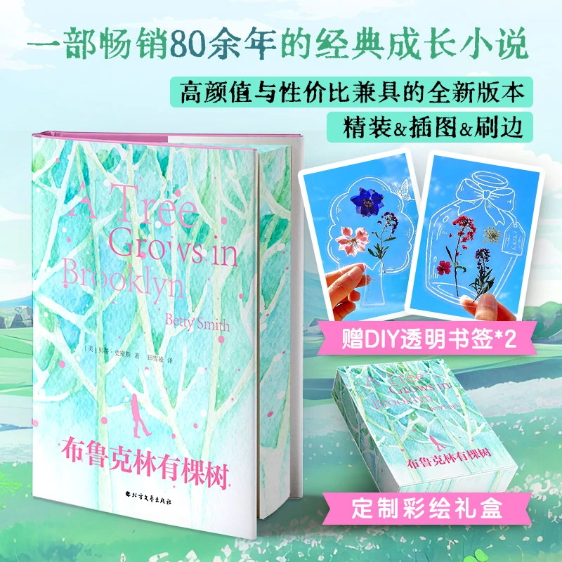 【礼盒+刷边+赠书签】布鲁克林有棵树 贝蒂·史密斯青少年版女性成长