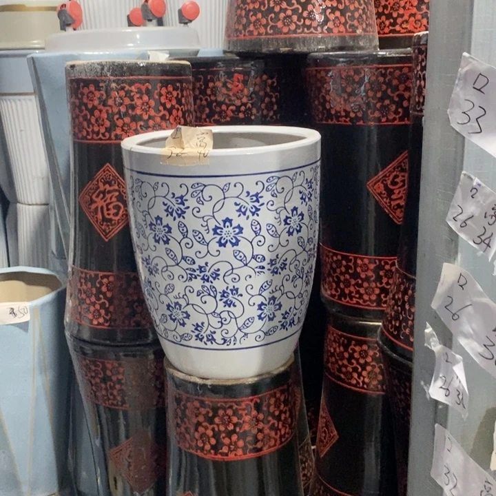 低腰青花瓷大号口33/39