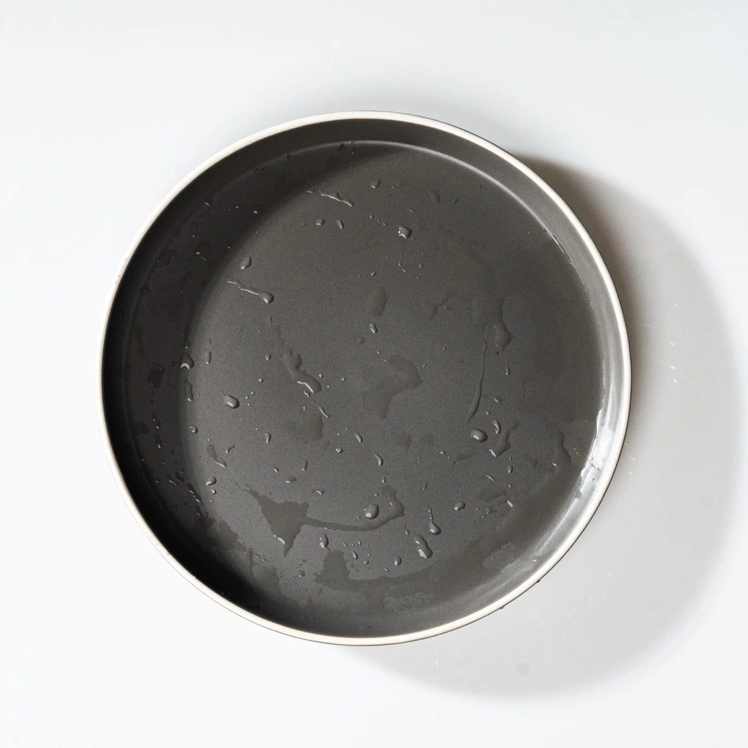 祖玛哑光釉面灰色8英寸西餐盘