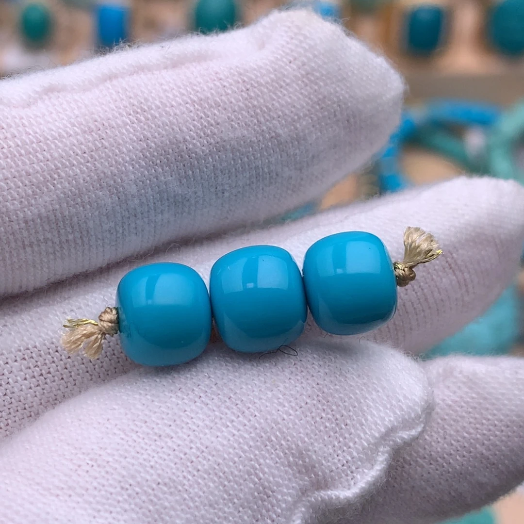 绿松石未镶嵌珠宝奇石8.5mm
