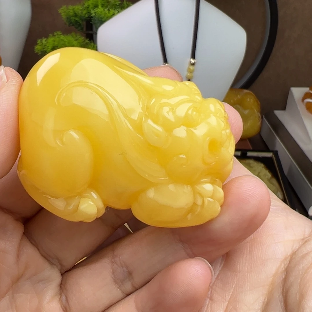 蜜蜡吊坠(不含链)未镶嵌