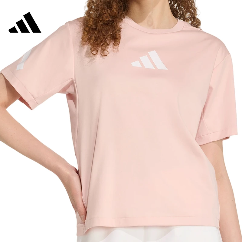 adidas/阿迪达斯女子运动休闲短袖T恤KC7908