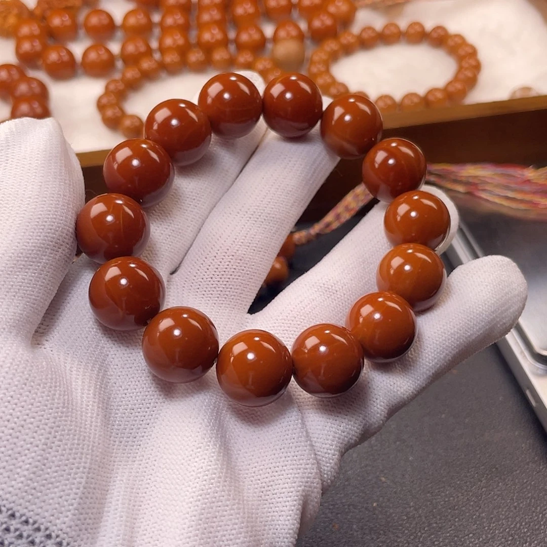 橄榄核手串1.59➕树王全品铁核小孔不议价