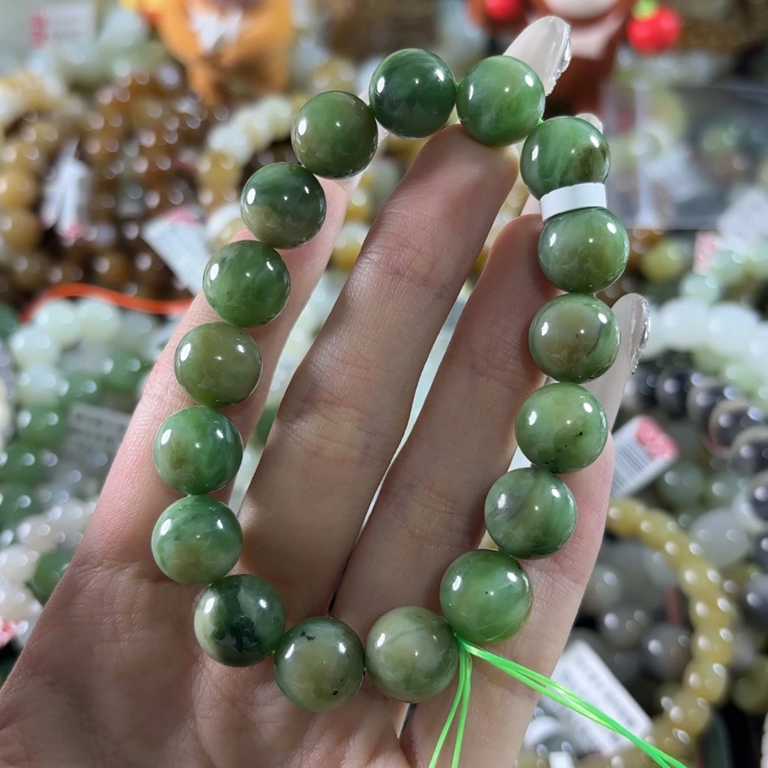 和田玉未镶嵌手链85