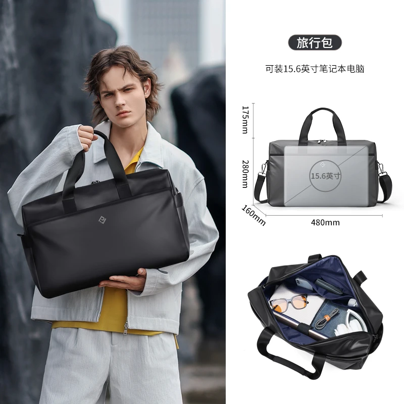 POLO旅行包男士出差手提行李包运动健身包干湿分离收纳包行李袋