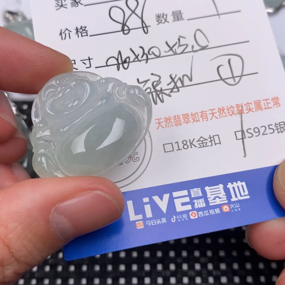 翡翠银S925镶嵌颈饰