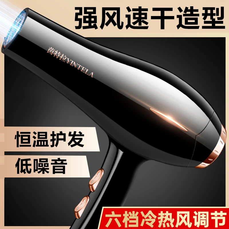 YINTELA 电吹风机家用大风力调温发廊理发店可用冷热风蓝光吹风筒