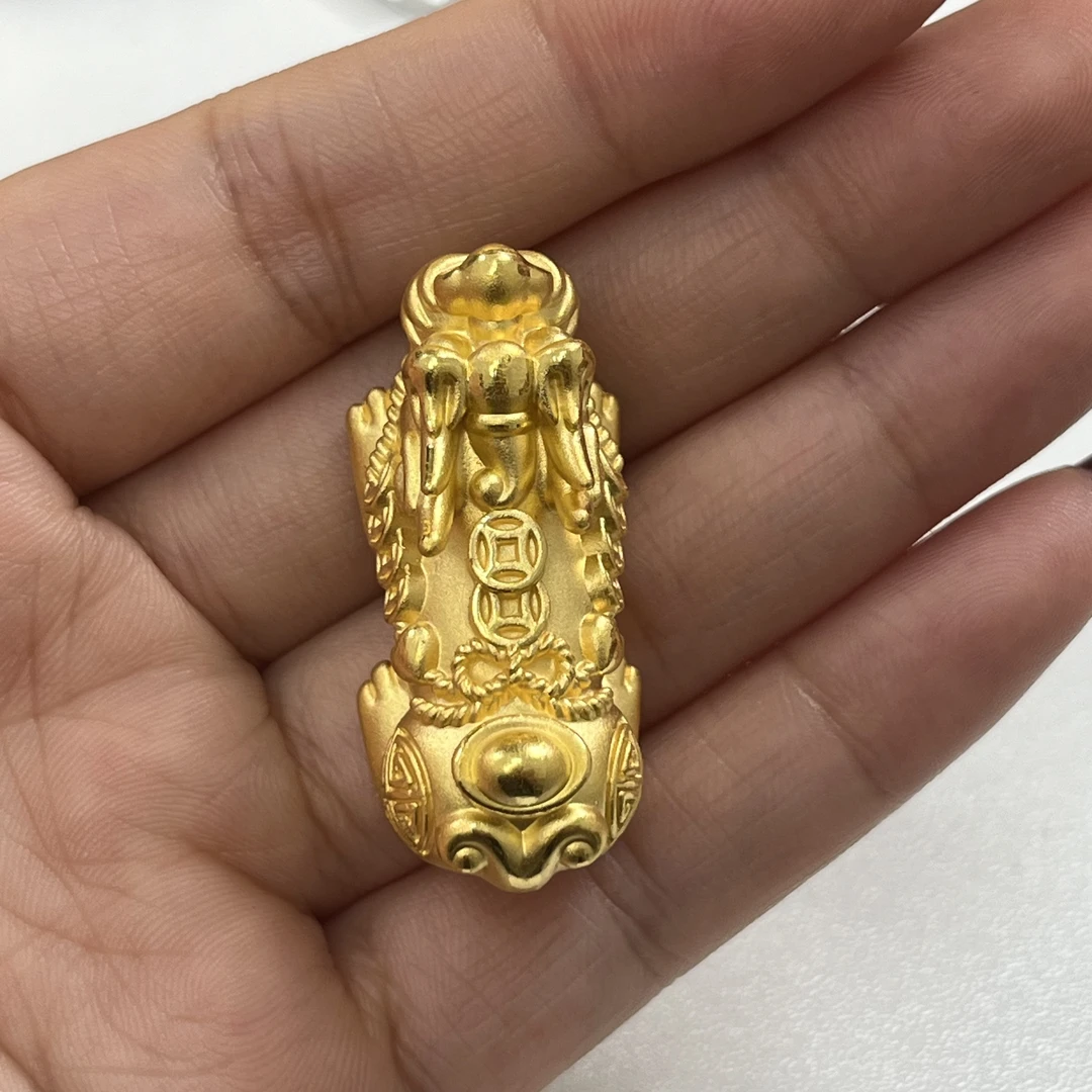 自己笑纳百财貔貅手串