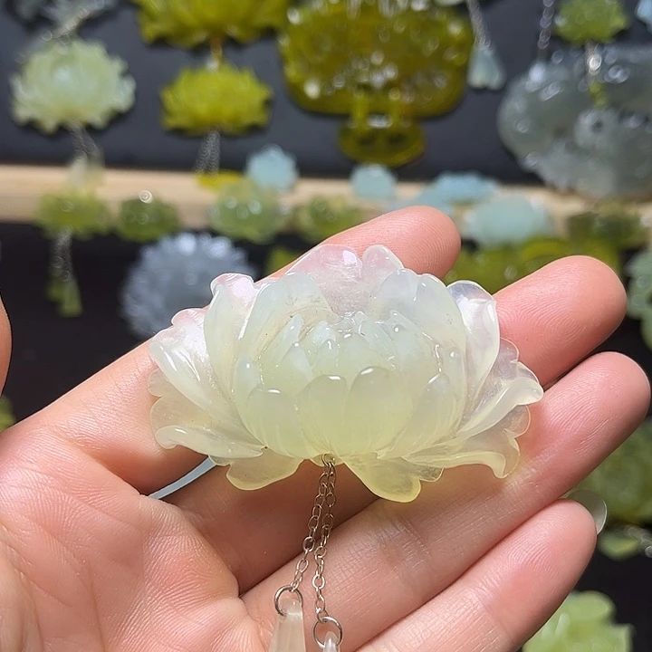 未镶嵌蛇纹石玉发饰
