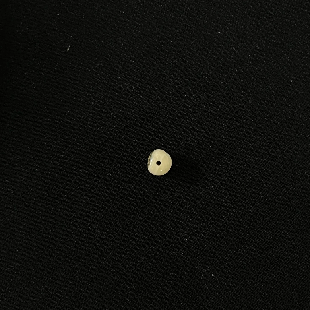 PL230 虎眼桶珠 只做天然猛犸牙 尺寸约9*14mm
