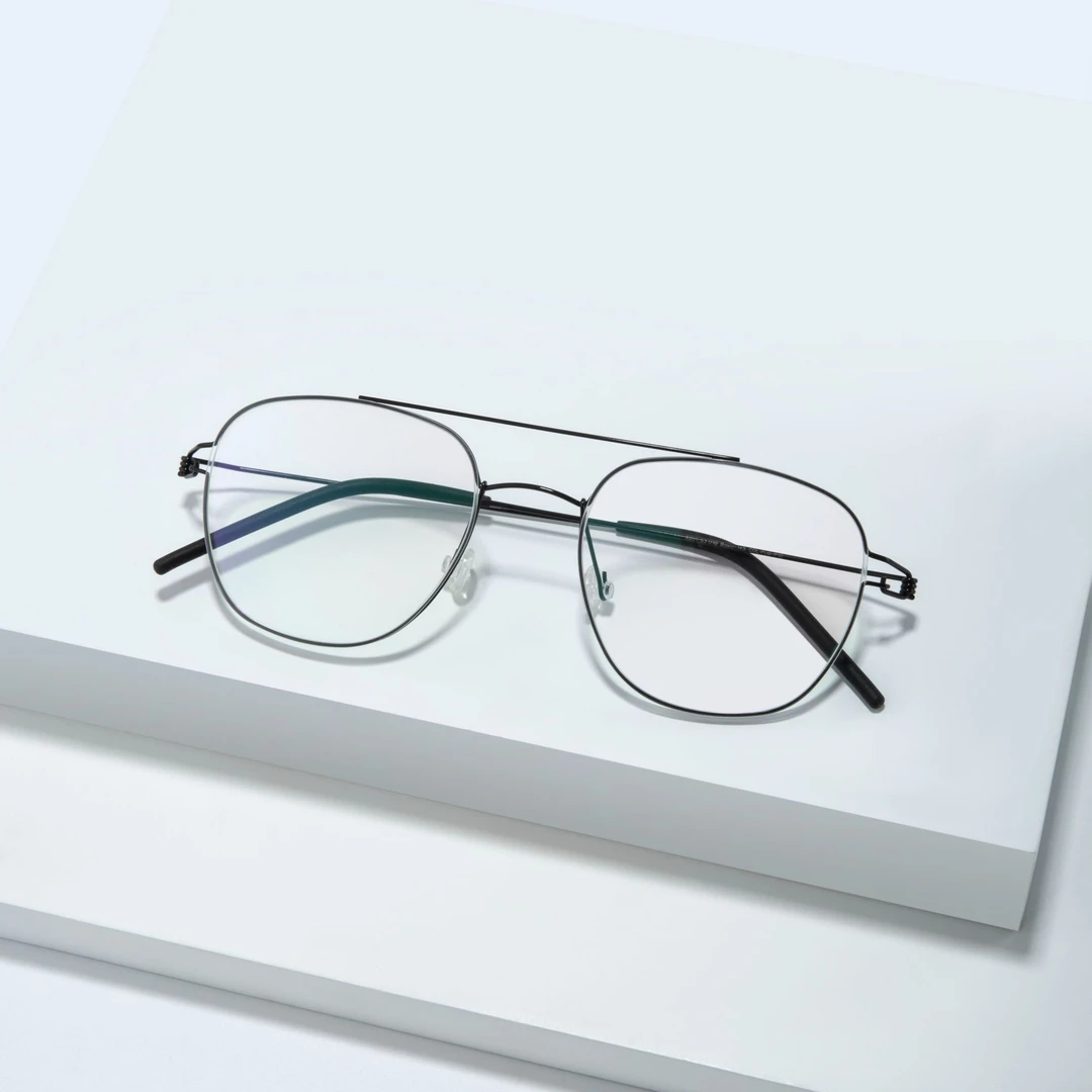 鸿鹄手造眼镜复古设计轻便舒适潮流眼镜框8201
