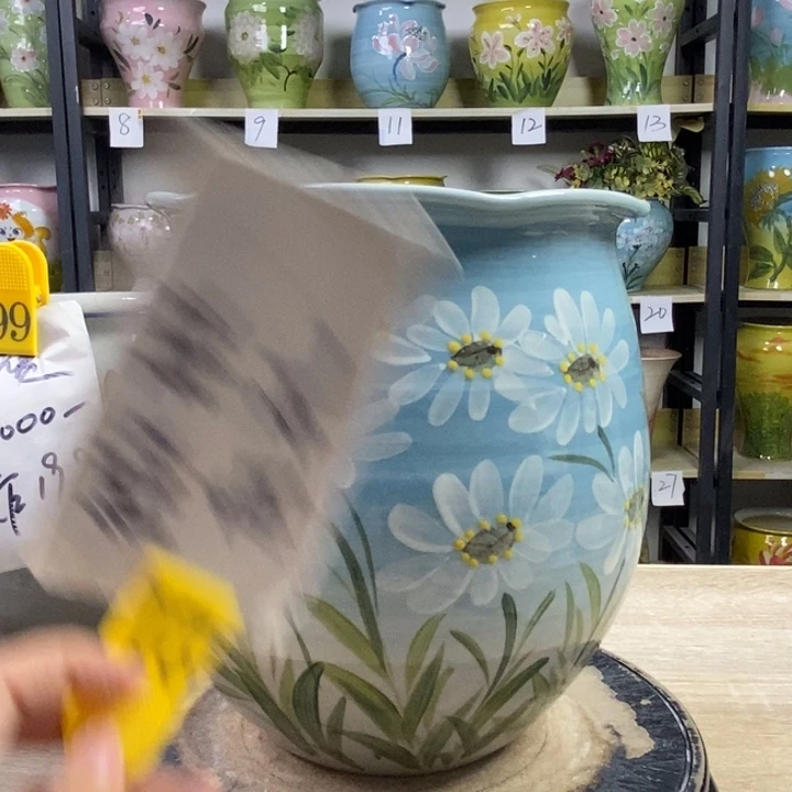 景德镇高温陶瓷花盆