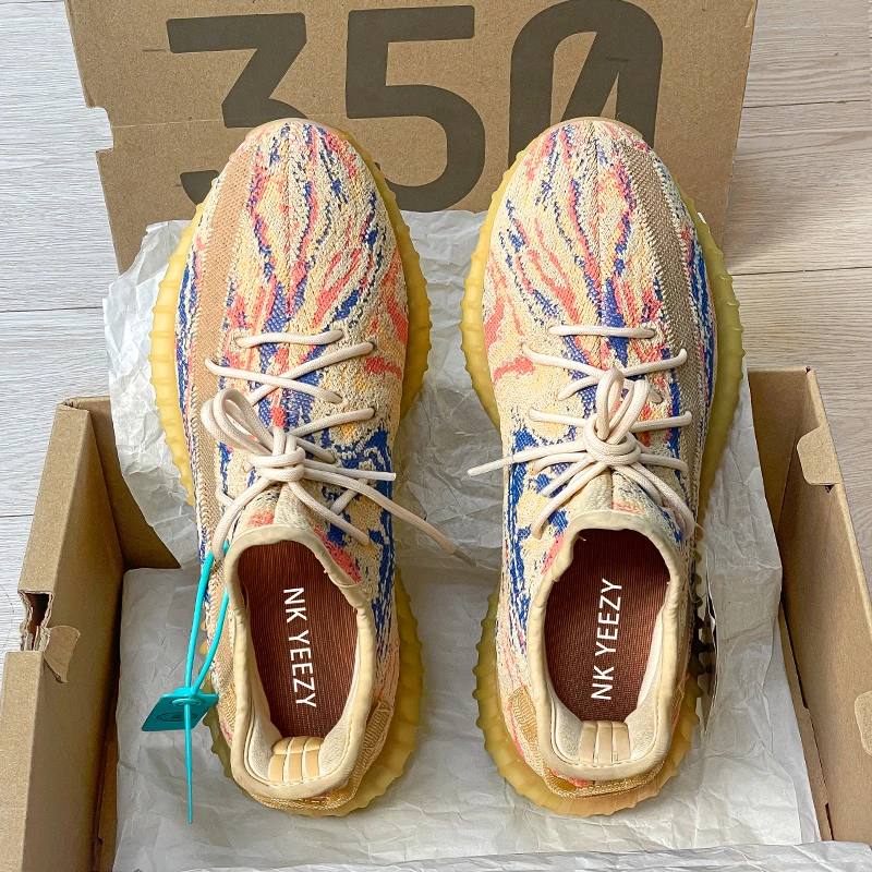 正品椰子鞋350联名战斗暴龙兽男鞋夏季网面透气真爆缓震运动鞋女